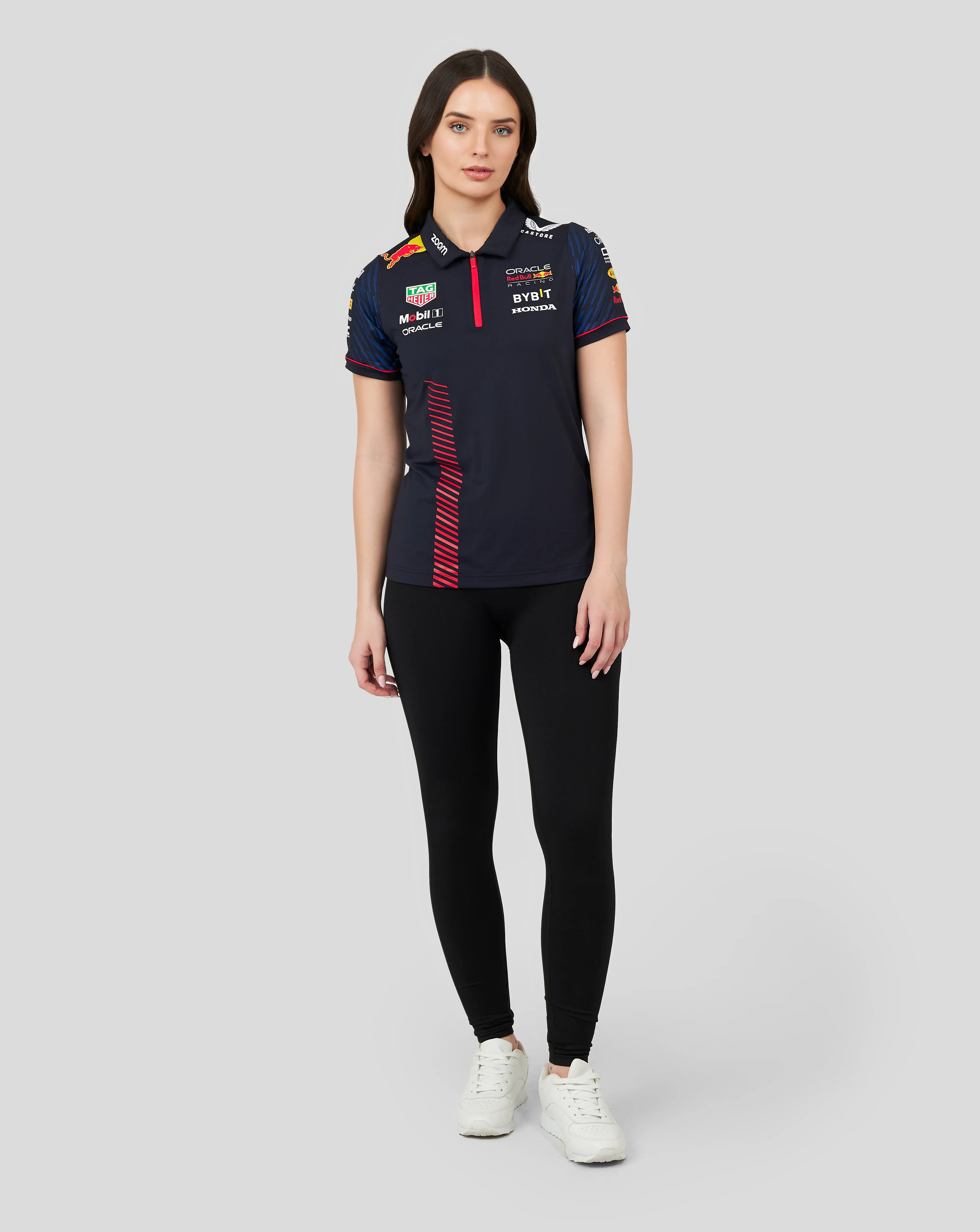 ORACLE RED BULL RACING WOMENS SS POLO SHIRT - NIGHT SKY