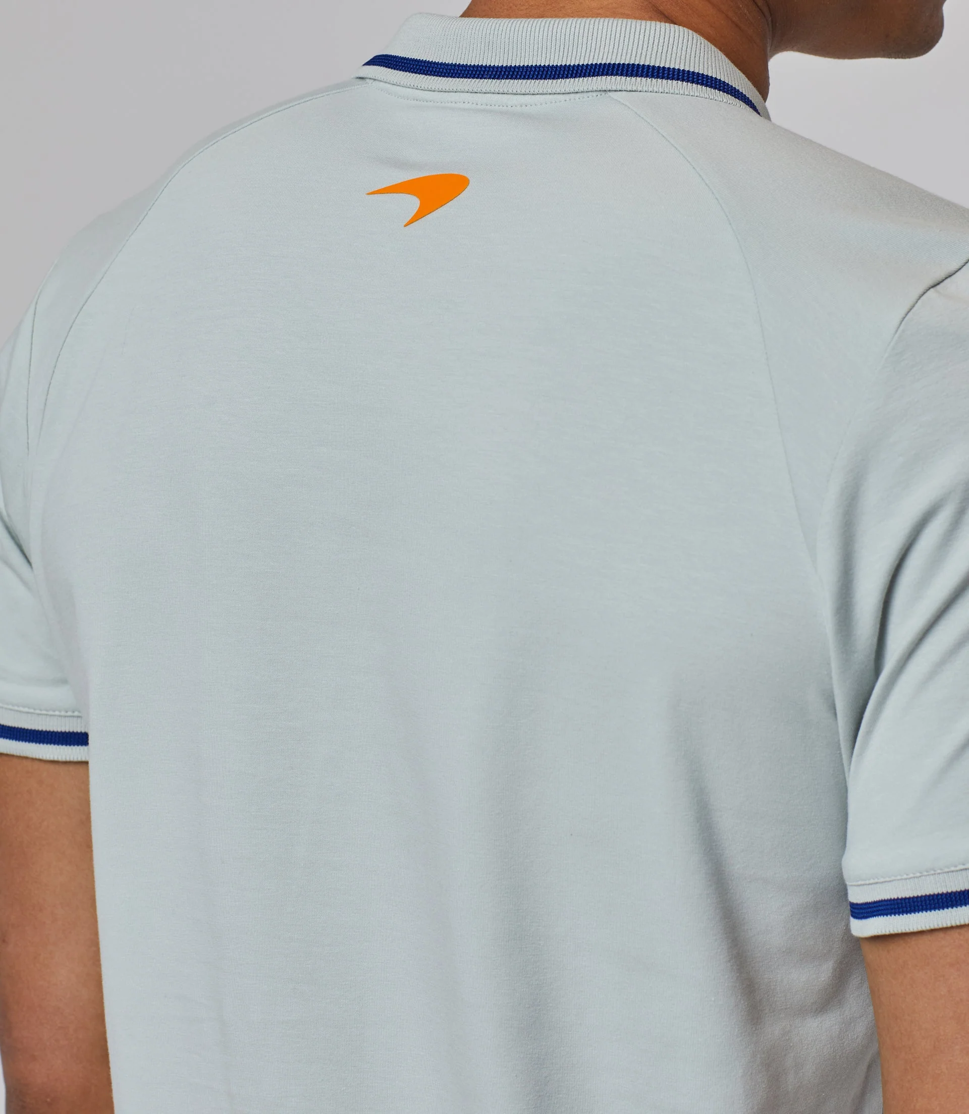 Light Grey McLaren Active Dualbrand Fanwear Polo