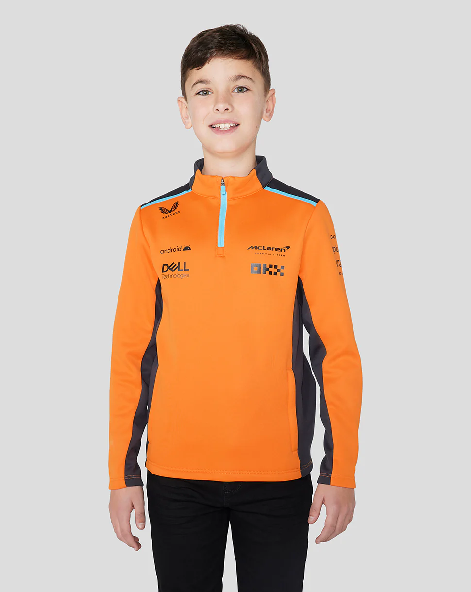 Junior McLaren 1/4 Zip Top - Autumn Glory