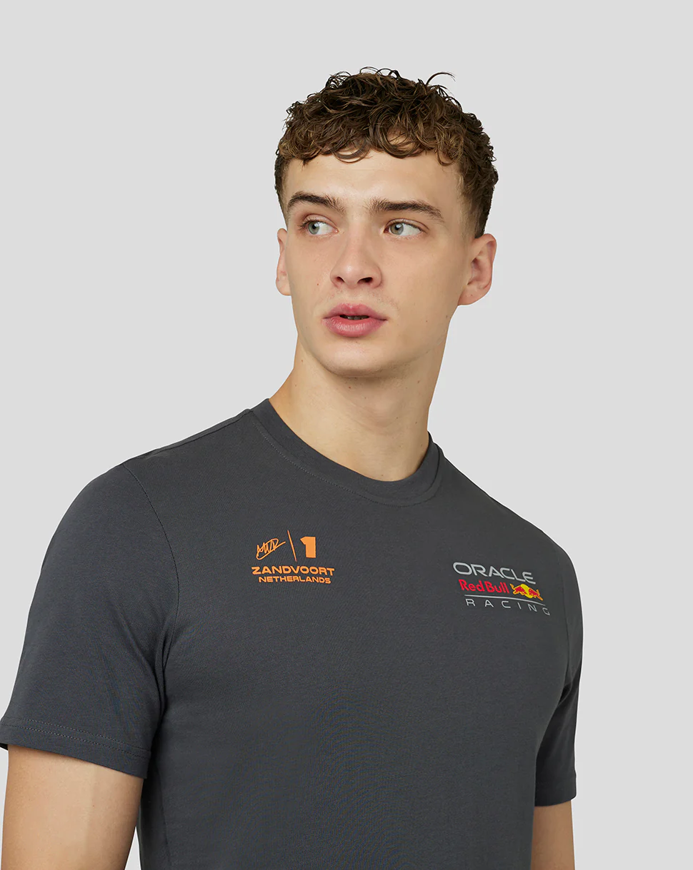 ORACLE RED BULL RACING UNISEX SHORT SLEEVE T-SHIRT RACE - ASPHALT
