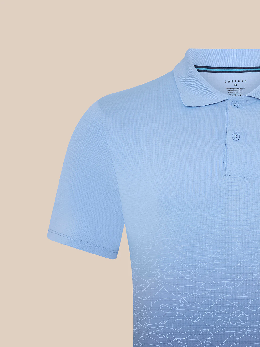 Majesticks GC Golf Polo – Sky Blue
