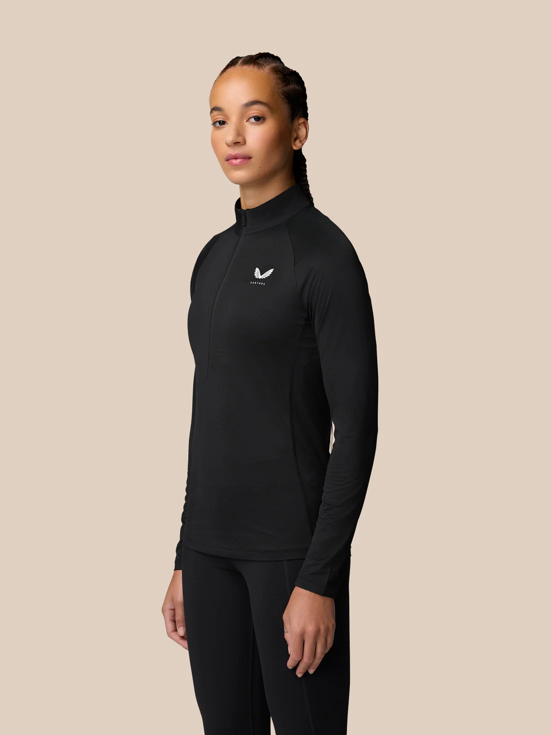 Adapt Training 1/2 Zip Top - Black