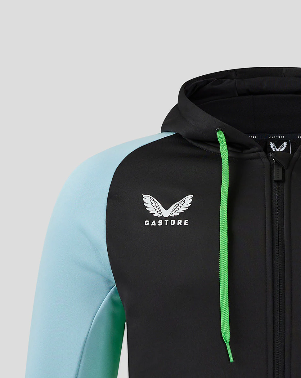 Harlequins Men's 24/25 Full Zip Training Hoody - Black