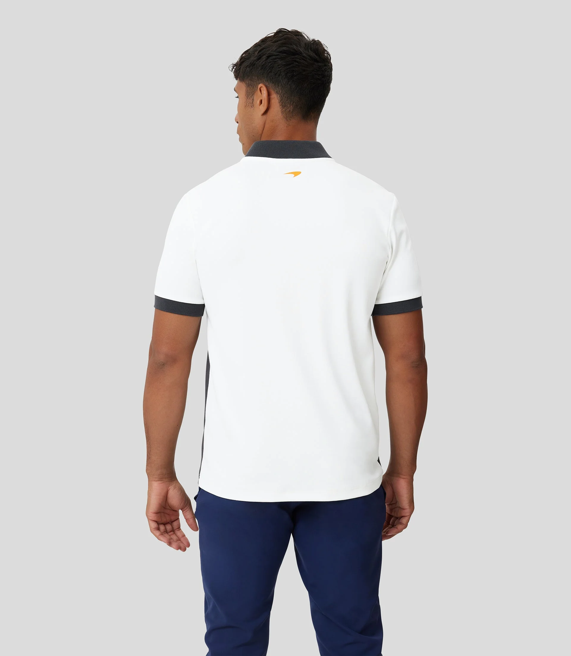 White McLaren Gulf Classic Stripe Polo
