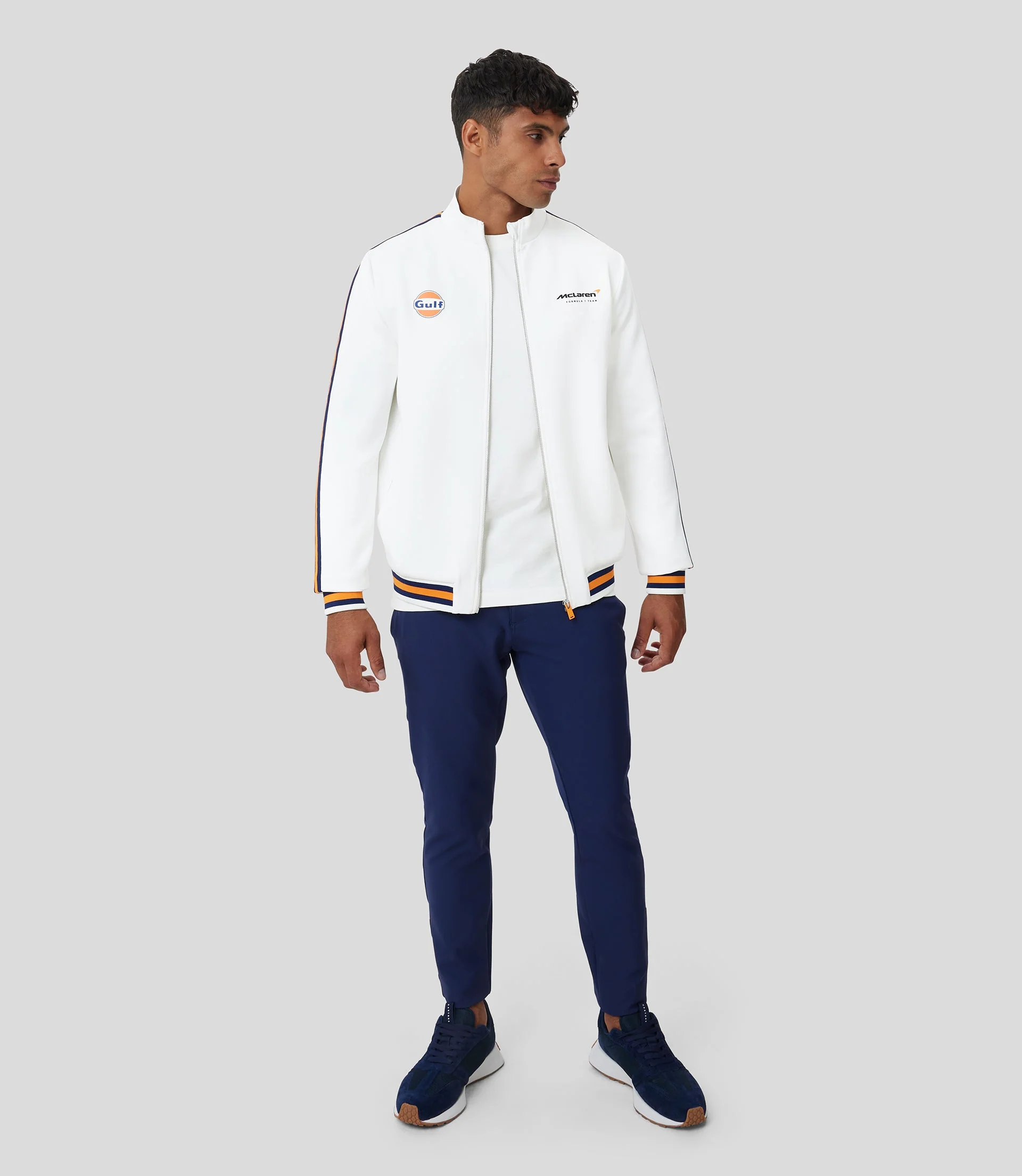 White McLaren Gulf Track Jacket