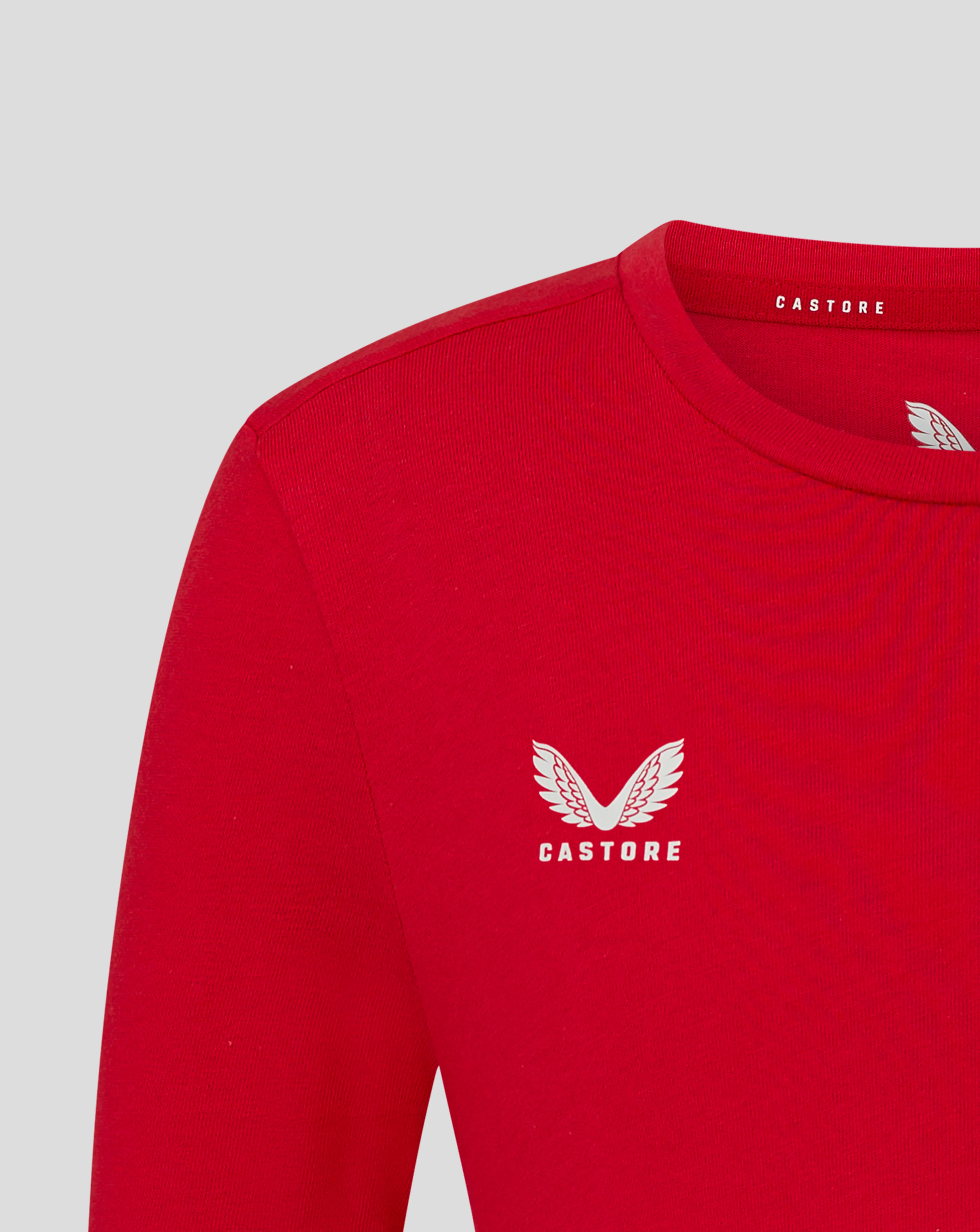 Junior Cotton Leisure Tee - True Red