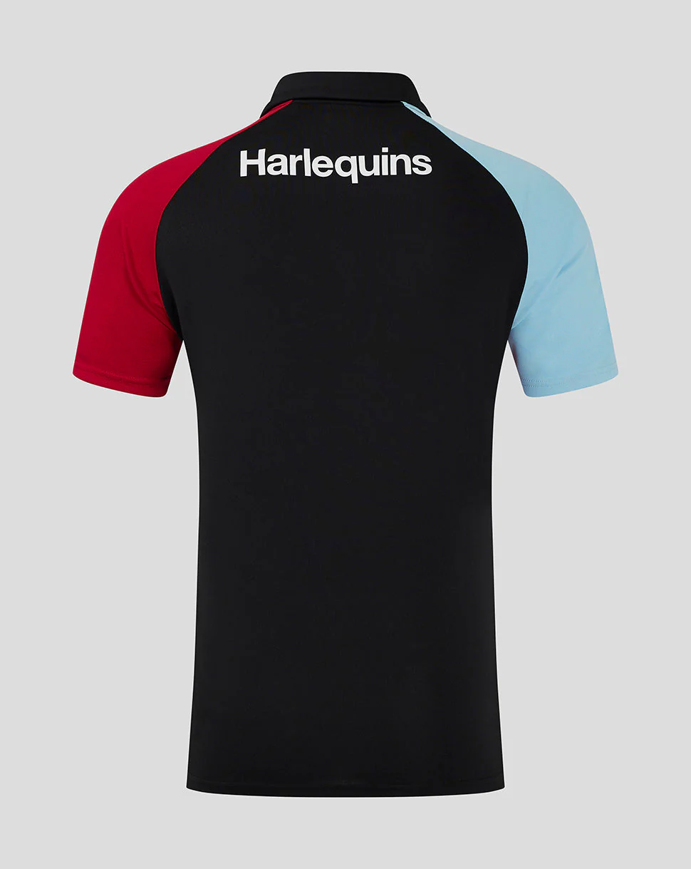 Harlequins Men's 24/25 Training Polo - Black