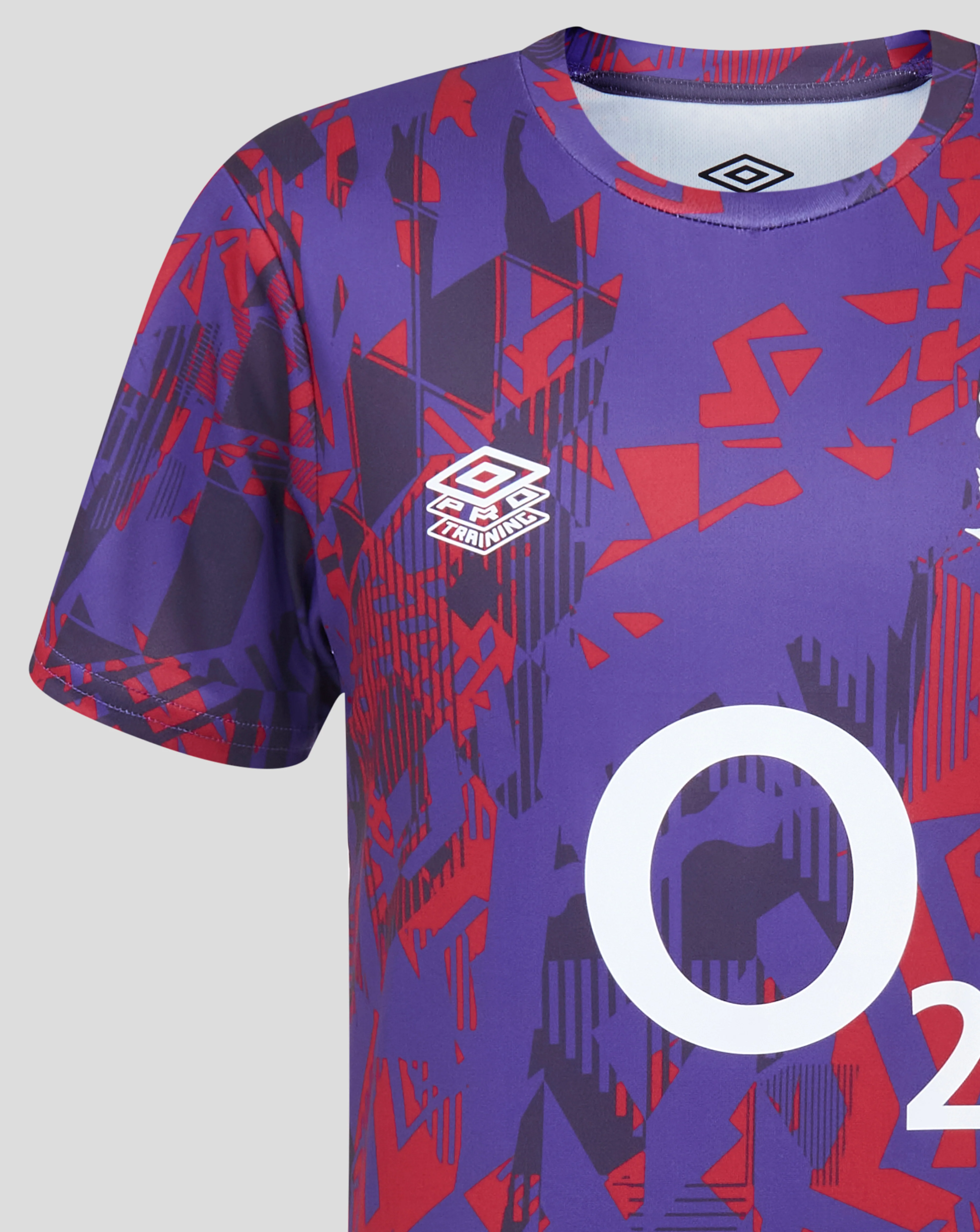 England Rugby Warm Up Jersey (O2) Jnr - Prism Violet