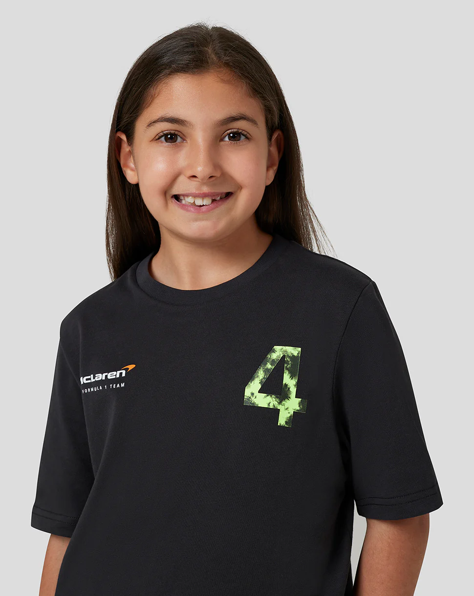 Junior McLaren Norris Silverstone T-Shirt - Phantom