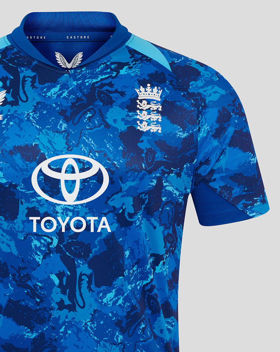 England Cricket ODI Men's Replica Short Sleeve Shirt 25/26