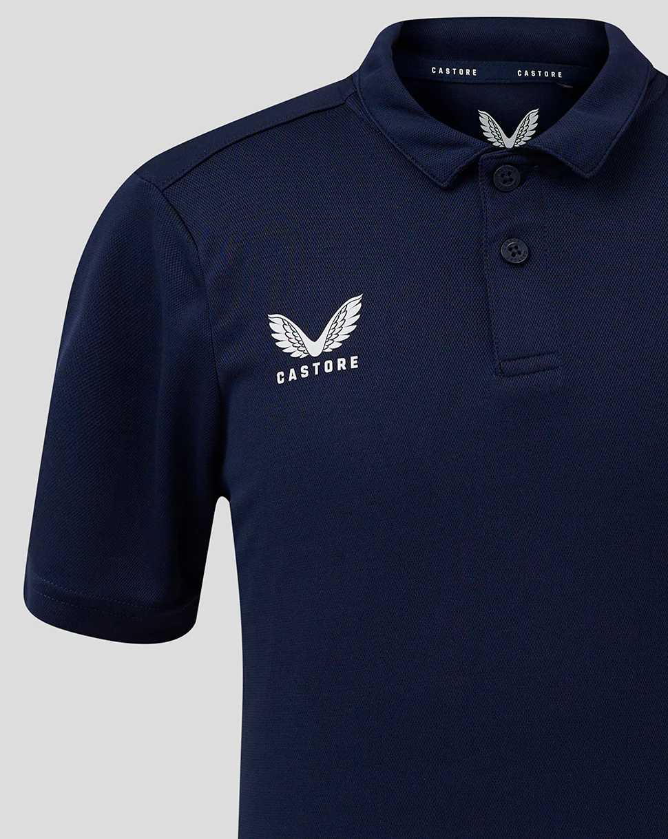 Junior Performance Polo - Peacoat