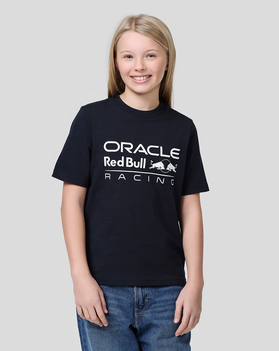Oracle Red Bull Racing Junior Large Front Logo T-Shirt - Night Sky
