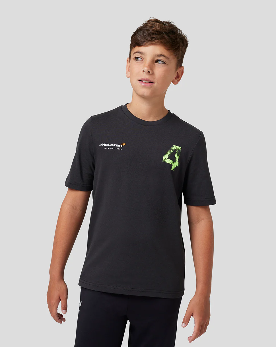 Junior McLaren Norris Silverstone T-Shirt - Phantom