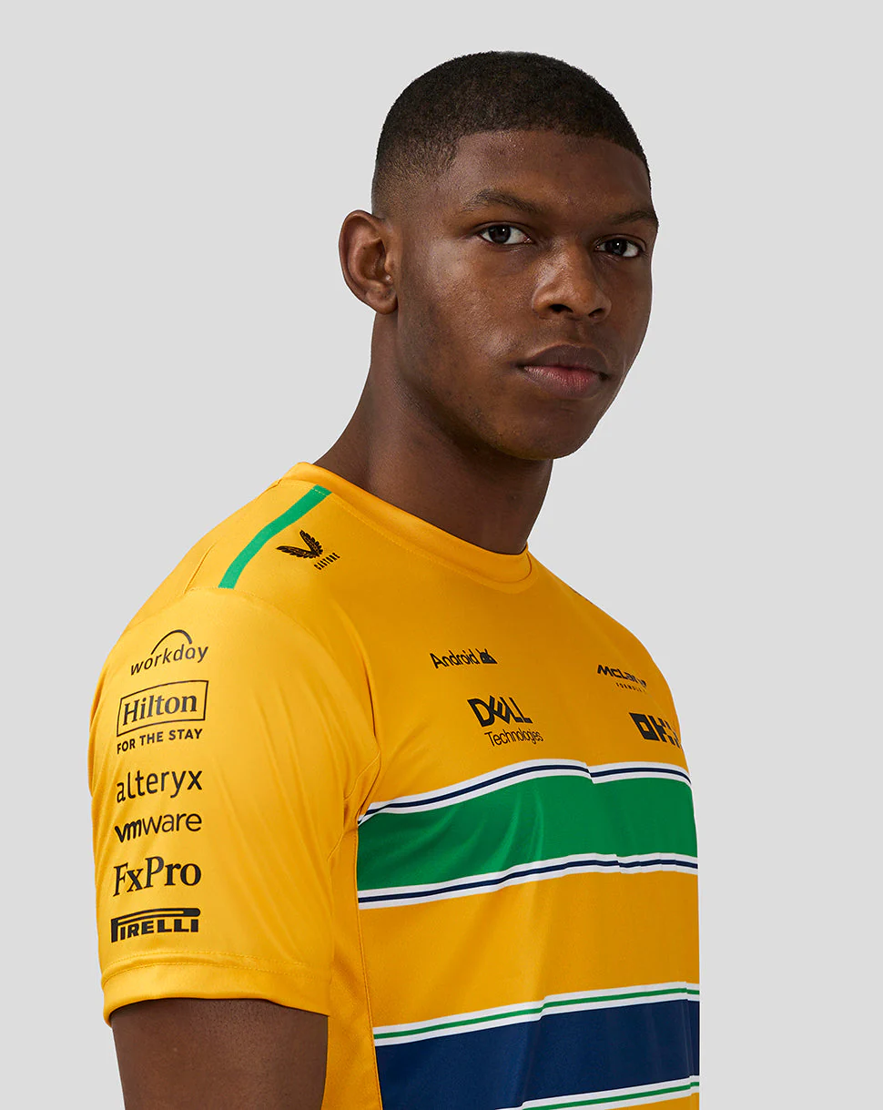 Mens McLaren Teamwear Senna Monaco T-Shirt Formula 1