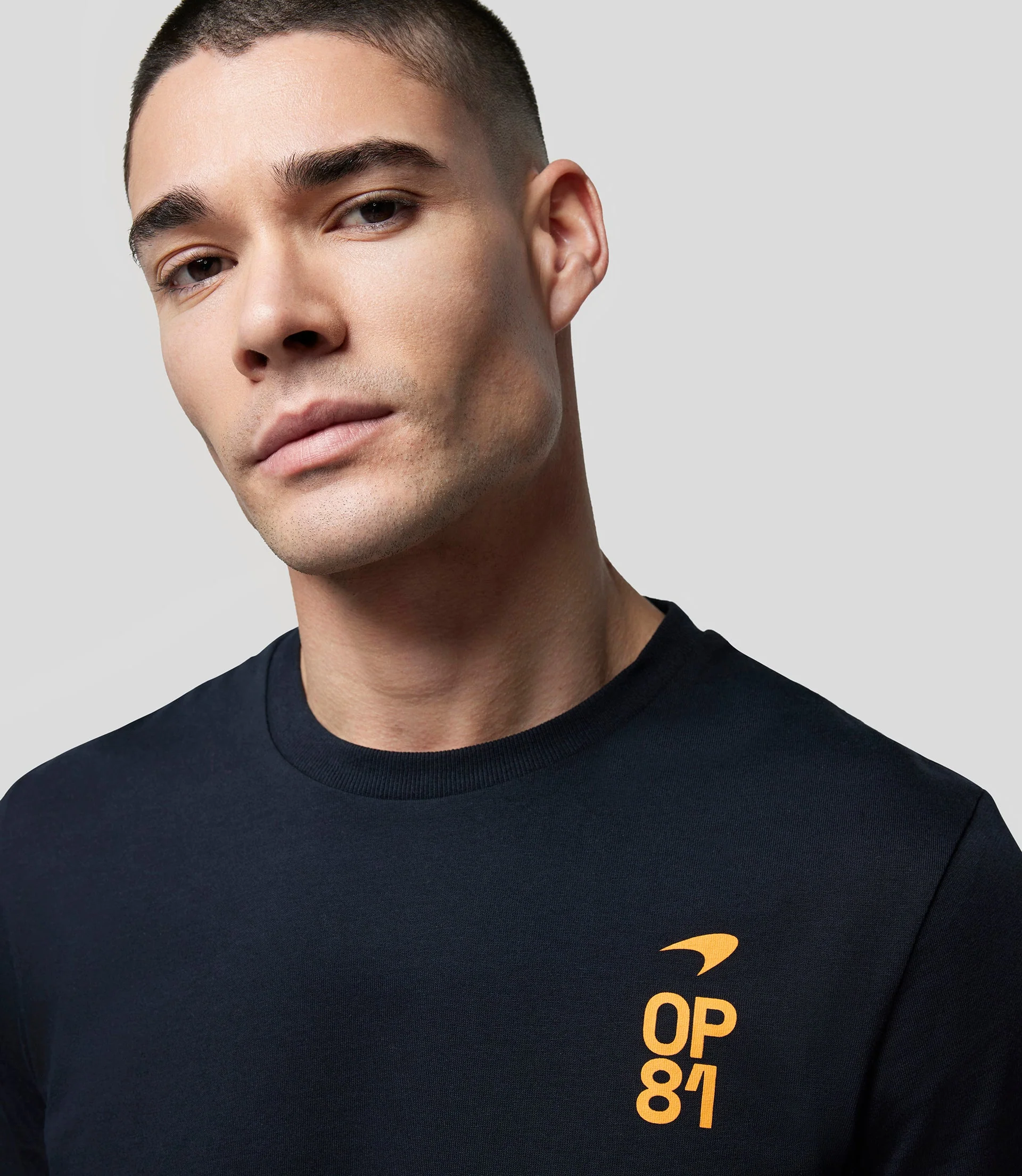 MCLAREN MENS CORE DRIVERS ESSENTIAL T-SHIRT OSCAR PIASTRI