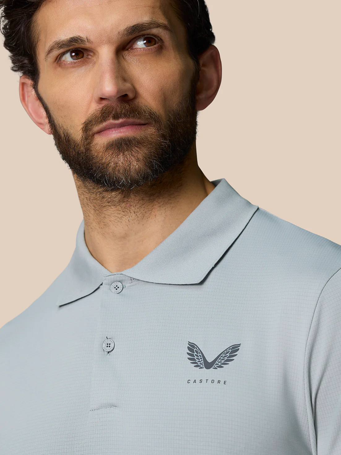 Club Graphic Polo - Mid Grey