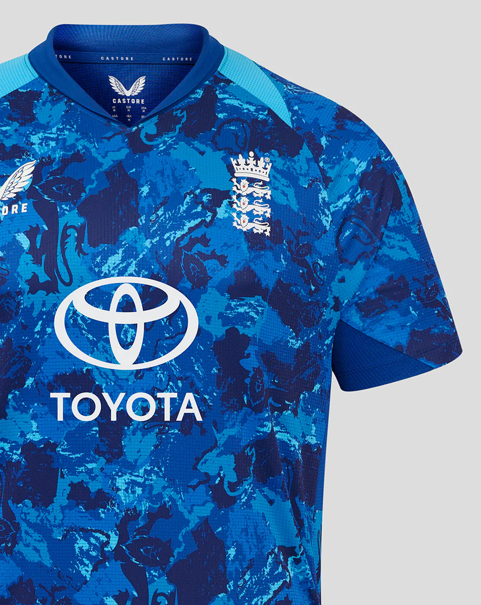 England Cricket ODI Men's Pro Short Sleeve Shirt 25/26