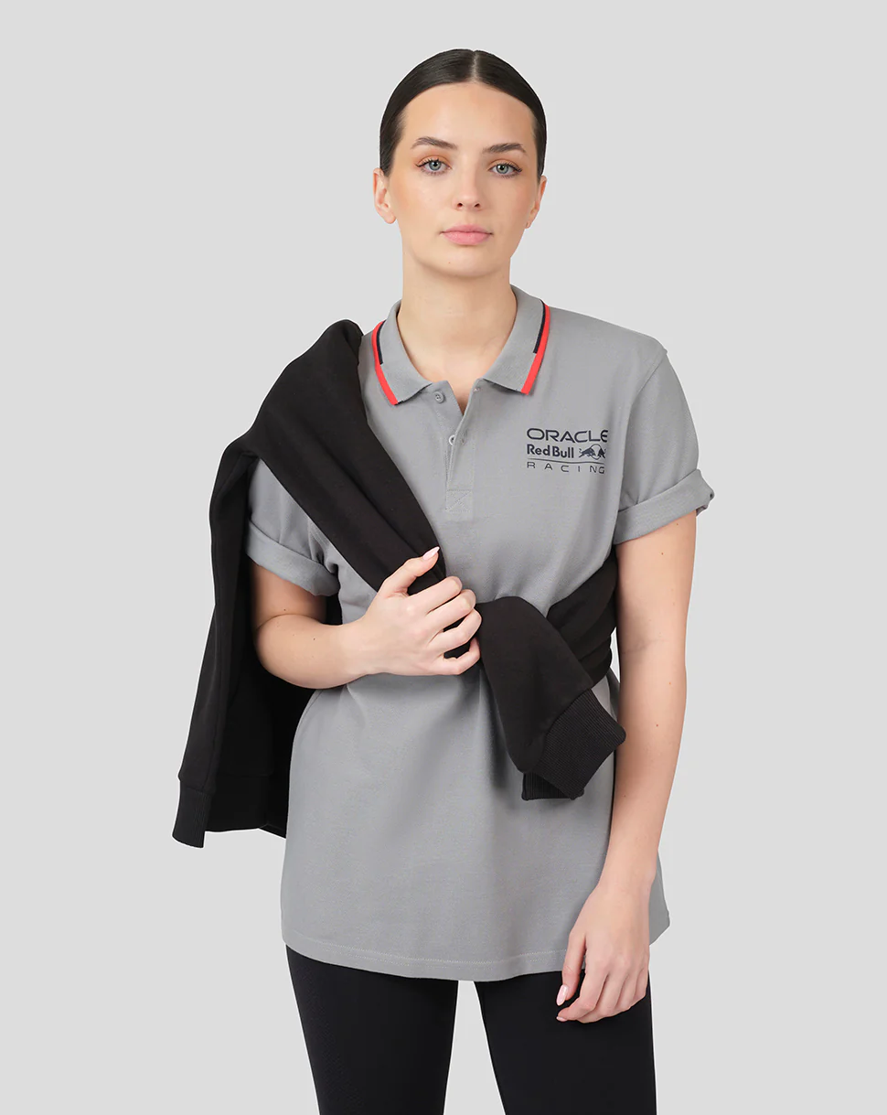 Oracle Red Bull Racing Unisex Core Polo - Grey