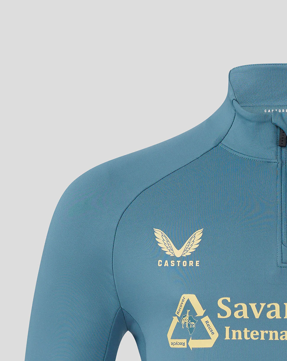 Mansfield Men's 24/25 Training 1/4 Zip - Light Blue