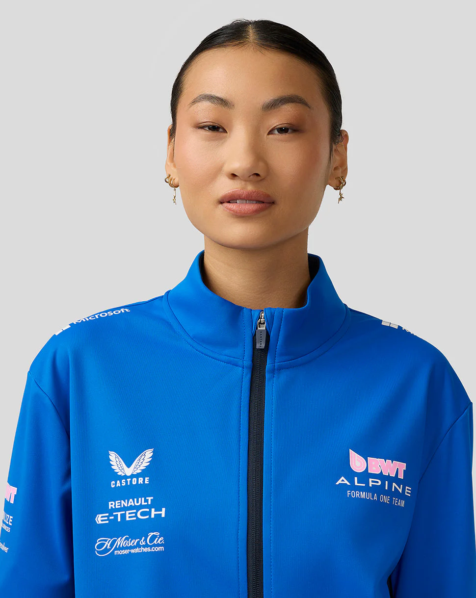 BWT Alpine Formula One Team’s Official Unisex Soft Shell Jacket - Lapis Blue