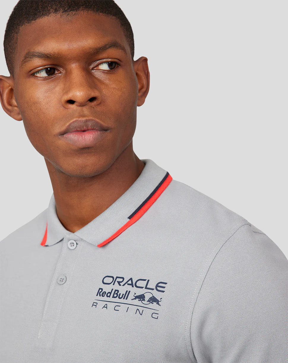 Oracle Red Bull Racing Unisex Core Polo - Grey