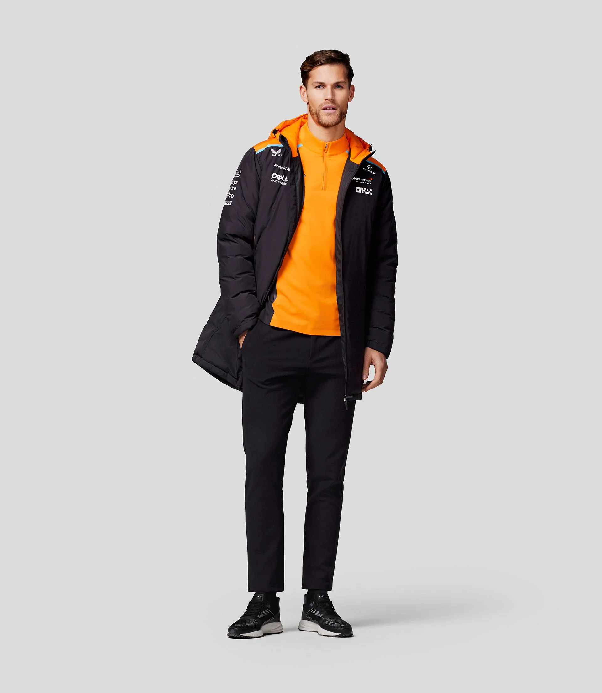 Unisex Official Teamwear Longline Padded Jacket Formula 1