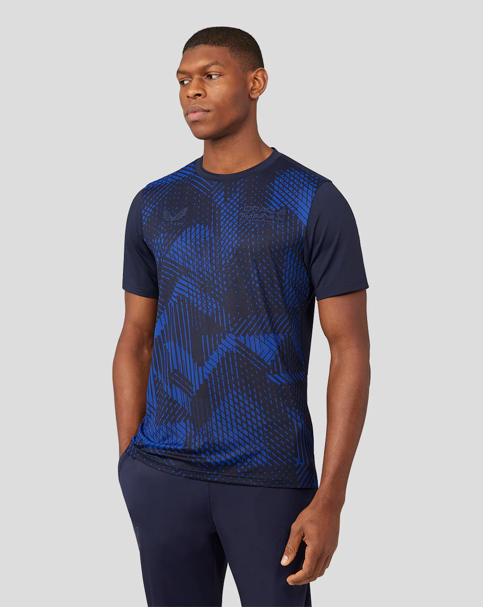 ORACLE RED BULL RACING MENS PERFORMANCE RUNNING T-Shirt - NIGHT SKY