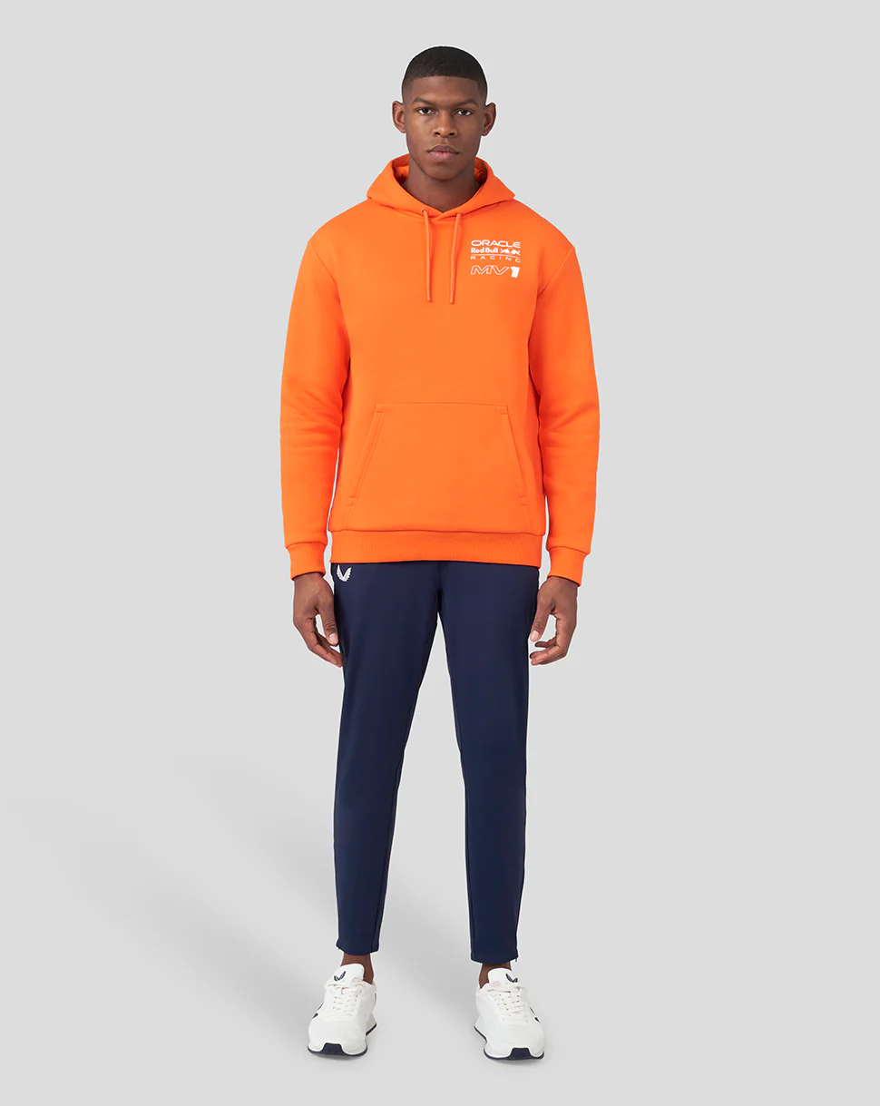 ORACLE RED BULL RACING UNISEX DRIVER MAX VERSTAPPEN HOODIE - EXOTIC ORANGE