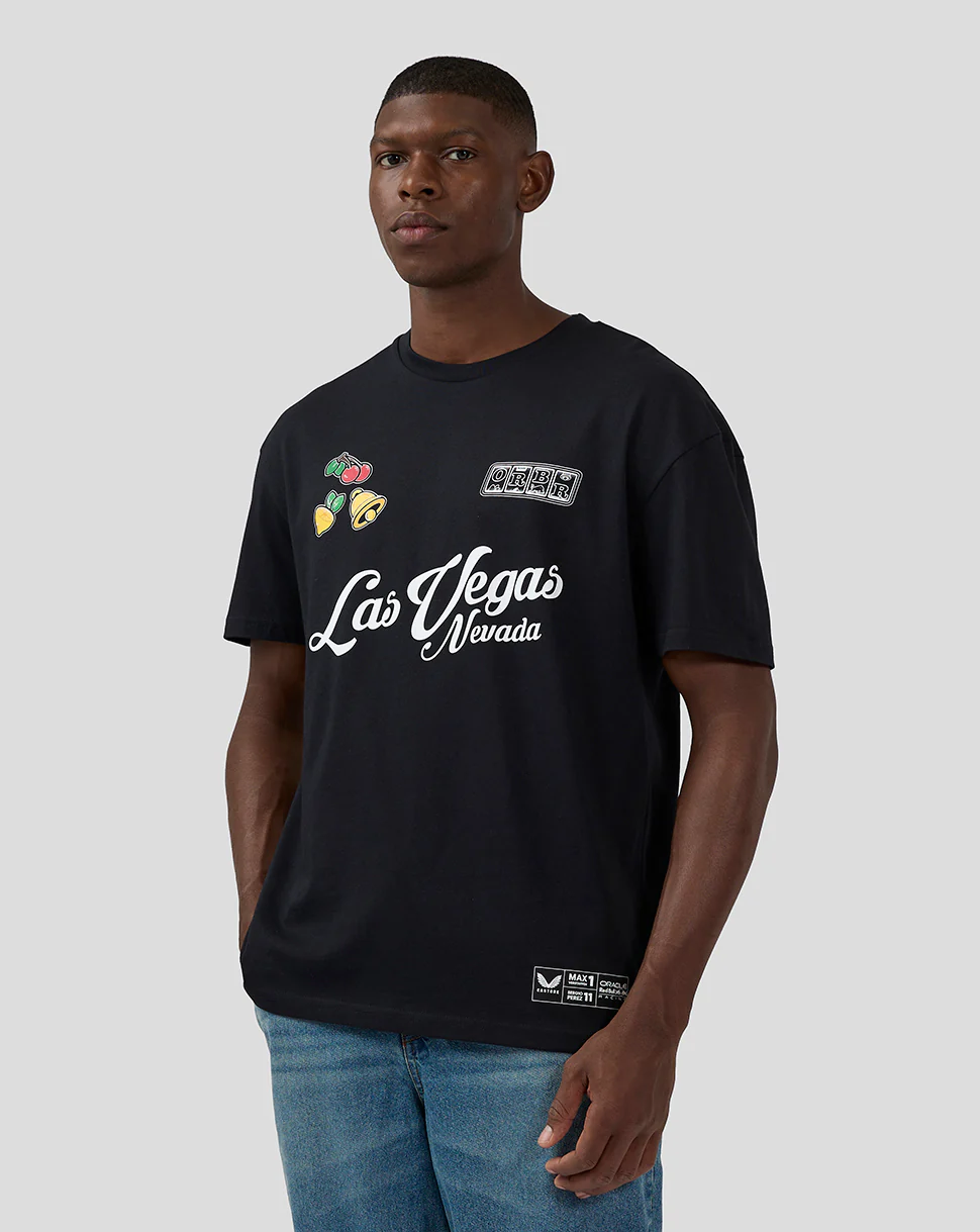 Oracle Red Bull Racing Unisex Las Vegas Short Sleeve T-Shirt