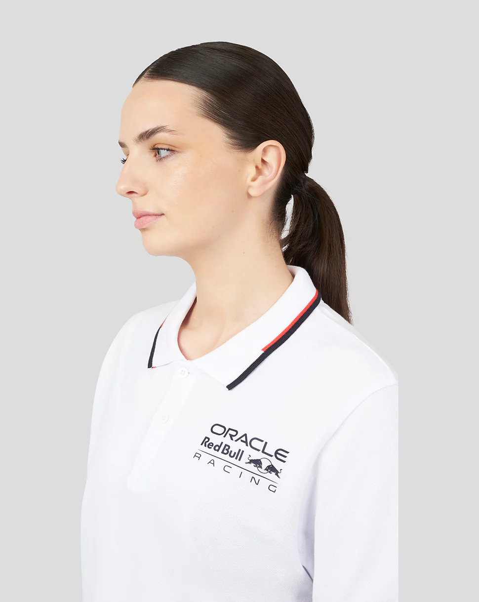 Oracle Red Bull Racing Unisex Core Polo - White