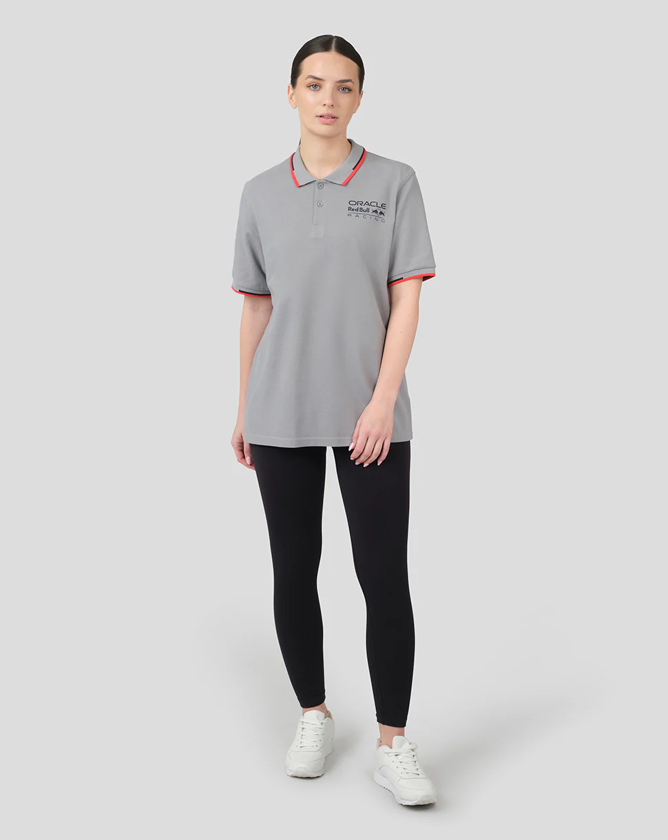 Oracle Red Bull Racing Unisex Core Polo - Grey