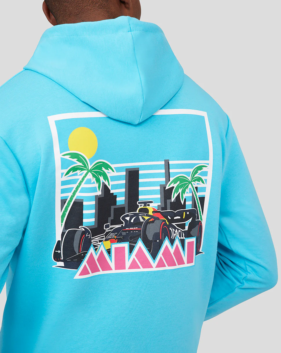 ORACLE RED BULL RACING UNISEX MIAMI OVERHEAD HOODIE - BLUE