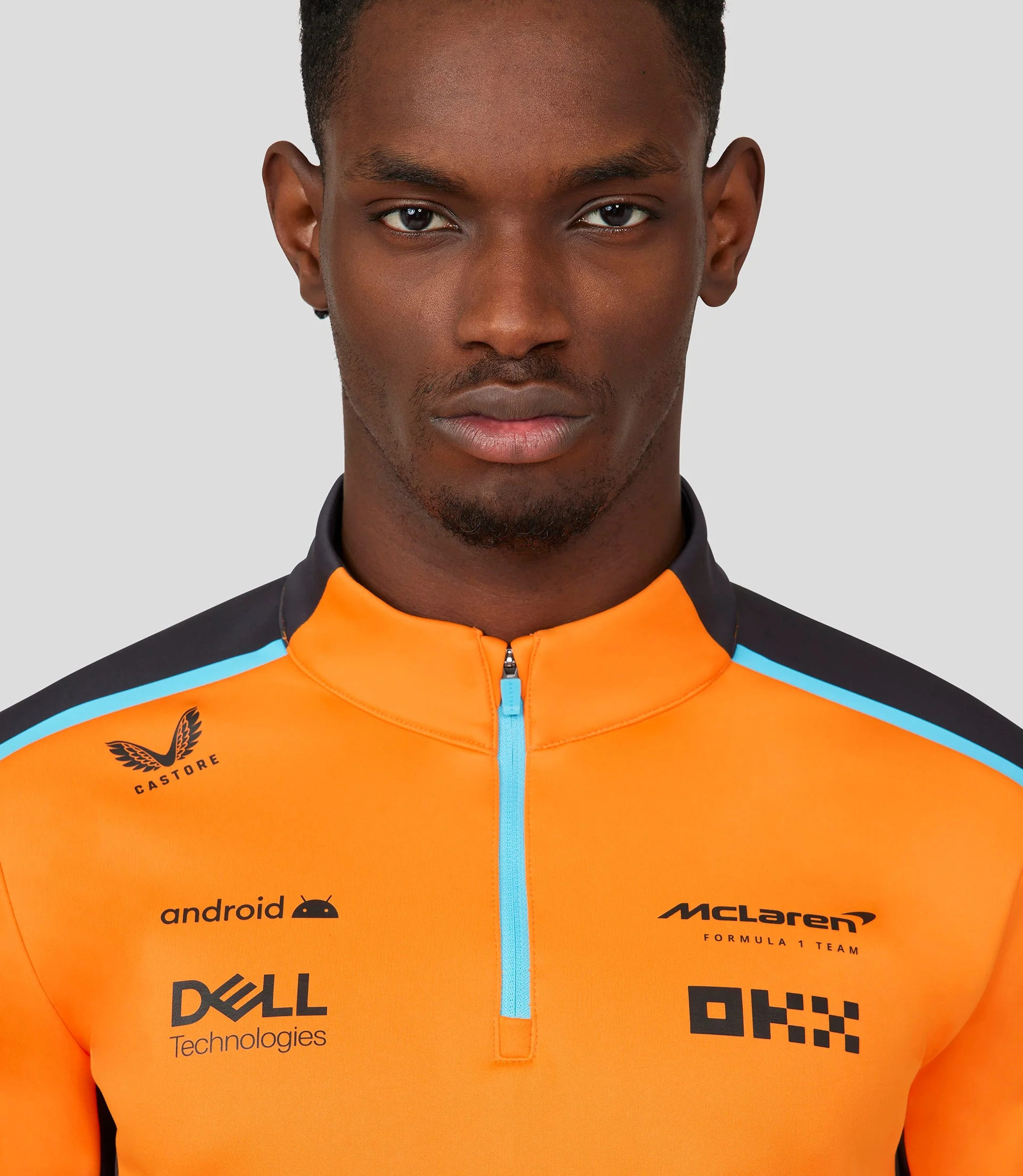 McLAREN MEN'S QUARTER ZIP TOP - AUTUMN GLORY