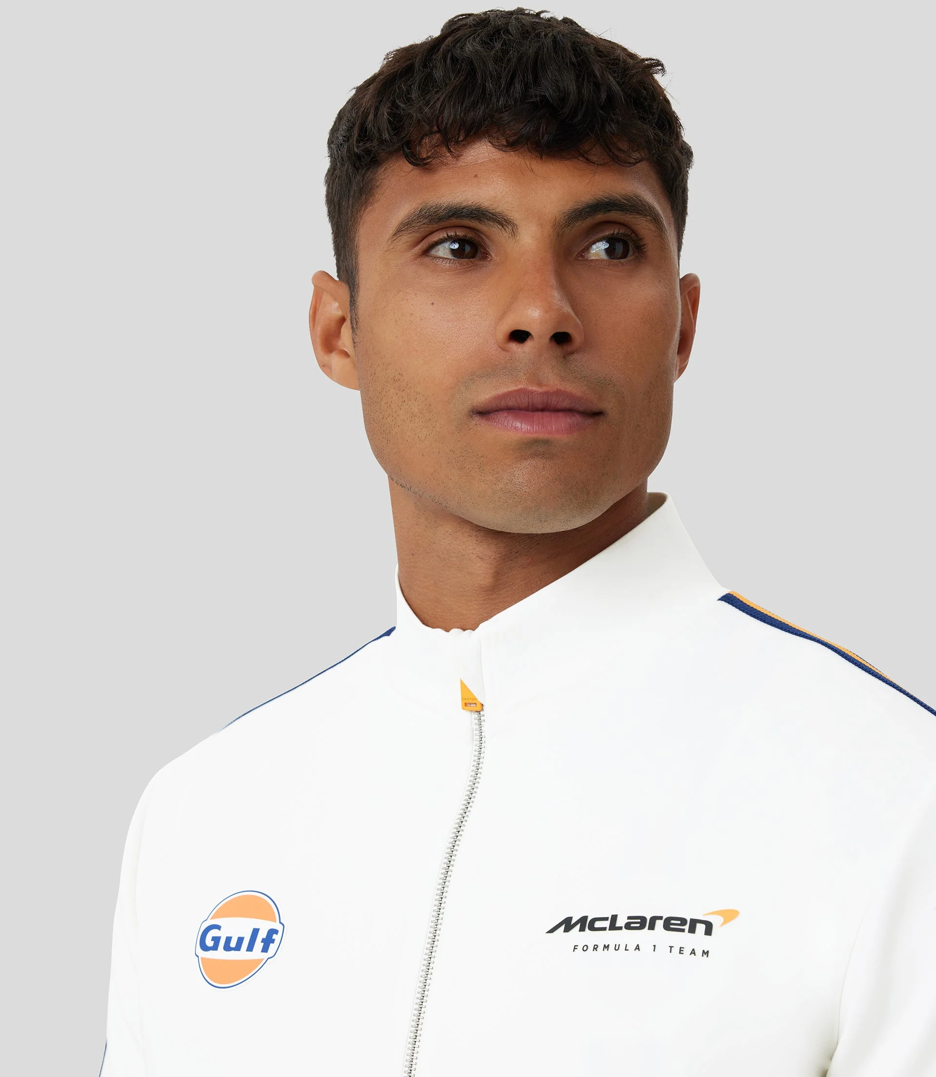 White McLaren Gulf Track Jacket