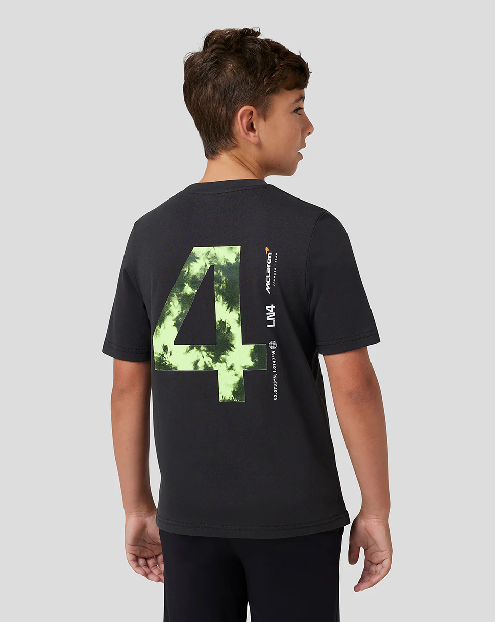 Junior McLaren Norris Silverstone T-Shirt - Phantom