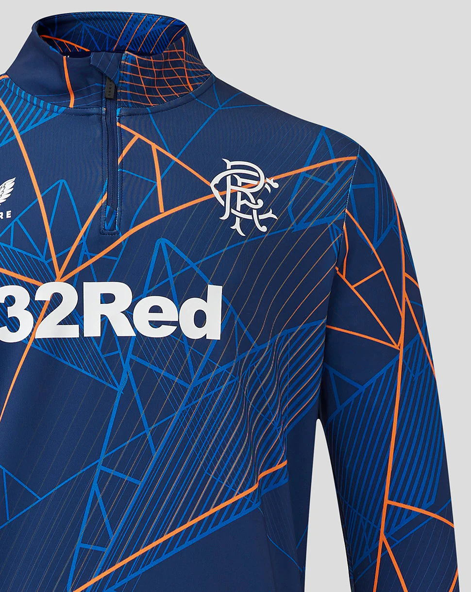 Rangers Men's 24/25 League Matchday 1/4 Zip Midlayer