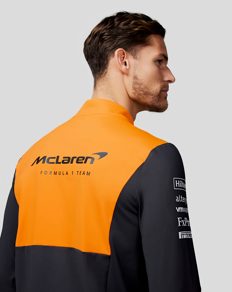 McLaren Mens Official Teamwear Quarter Zip Top Formula 1