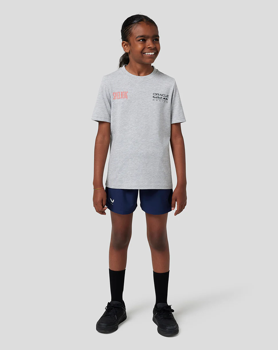 RED BULL RACING JUNIOR SPIELBERG SHORT SLEEVE T-SHIRT - GREY MARL
