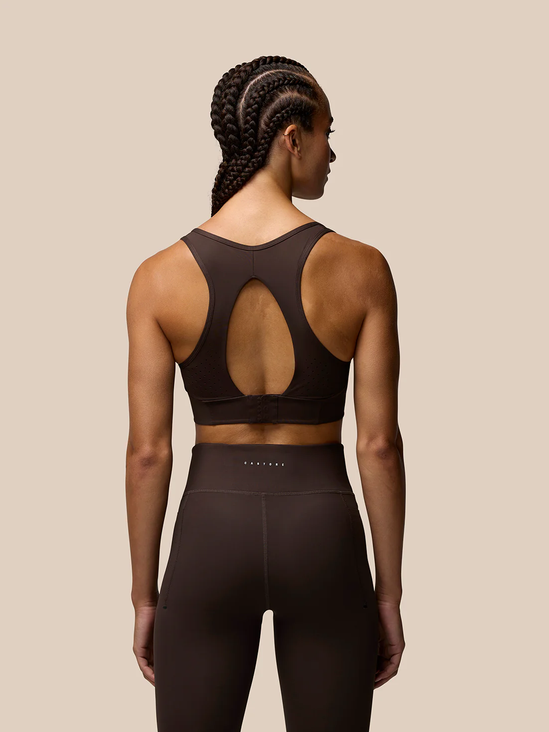 Zone Training Sports Bra - Brown