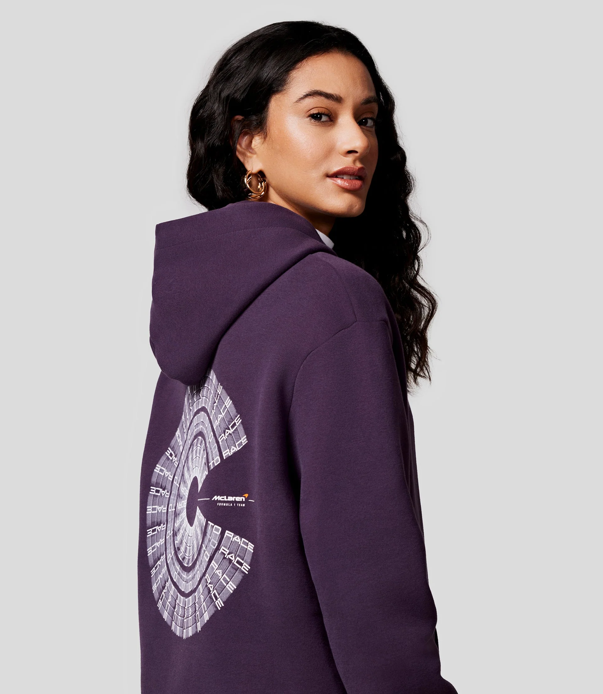 Unisex Born To Race Hoodie - Plum Perfect