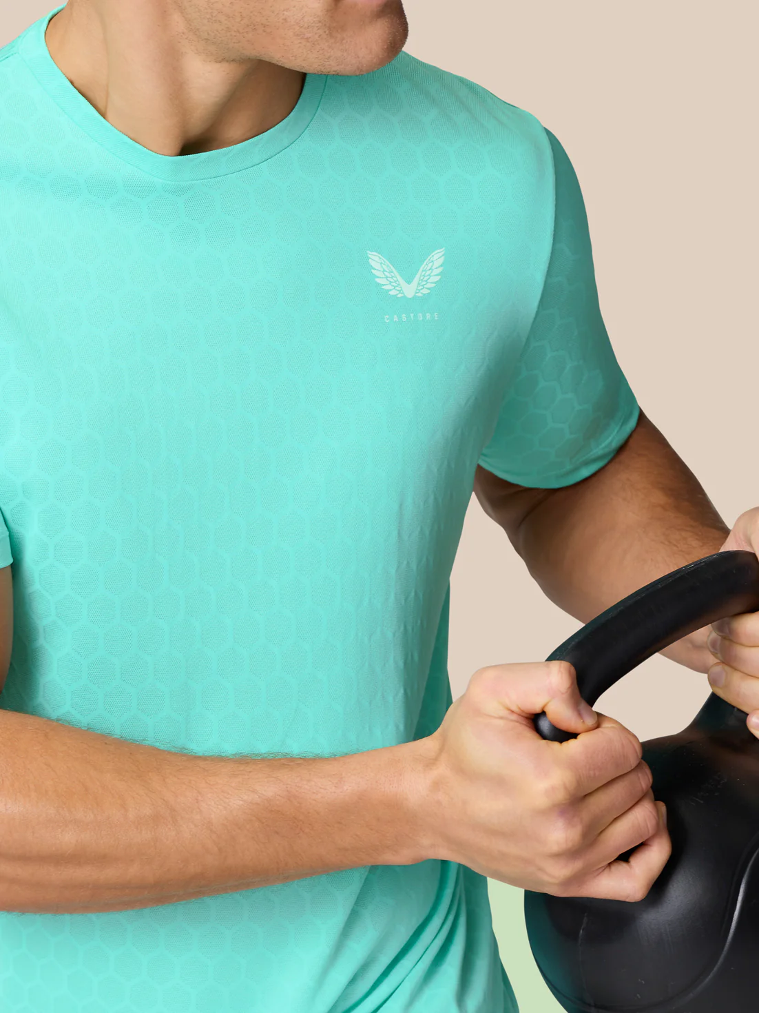 Flow Training T-Shirt - Light Aqua