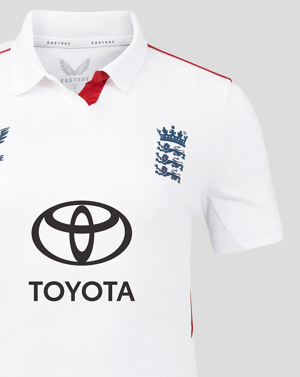 England Cricket Test Men's Short Sleeve Shirt 25/26