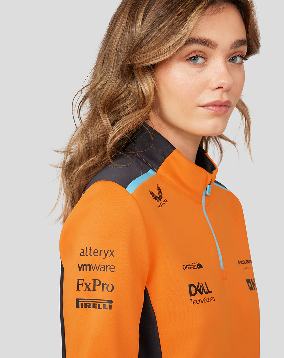 McLAREN WOMEN'S QUARTER ZIP TOP - AUTUMN GLORY