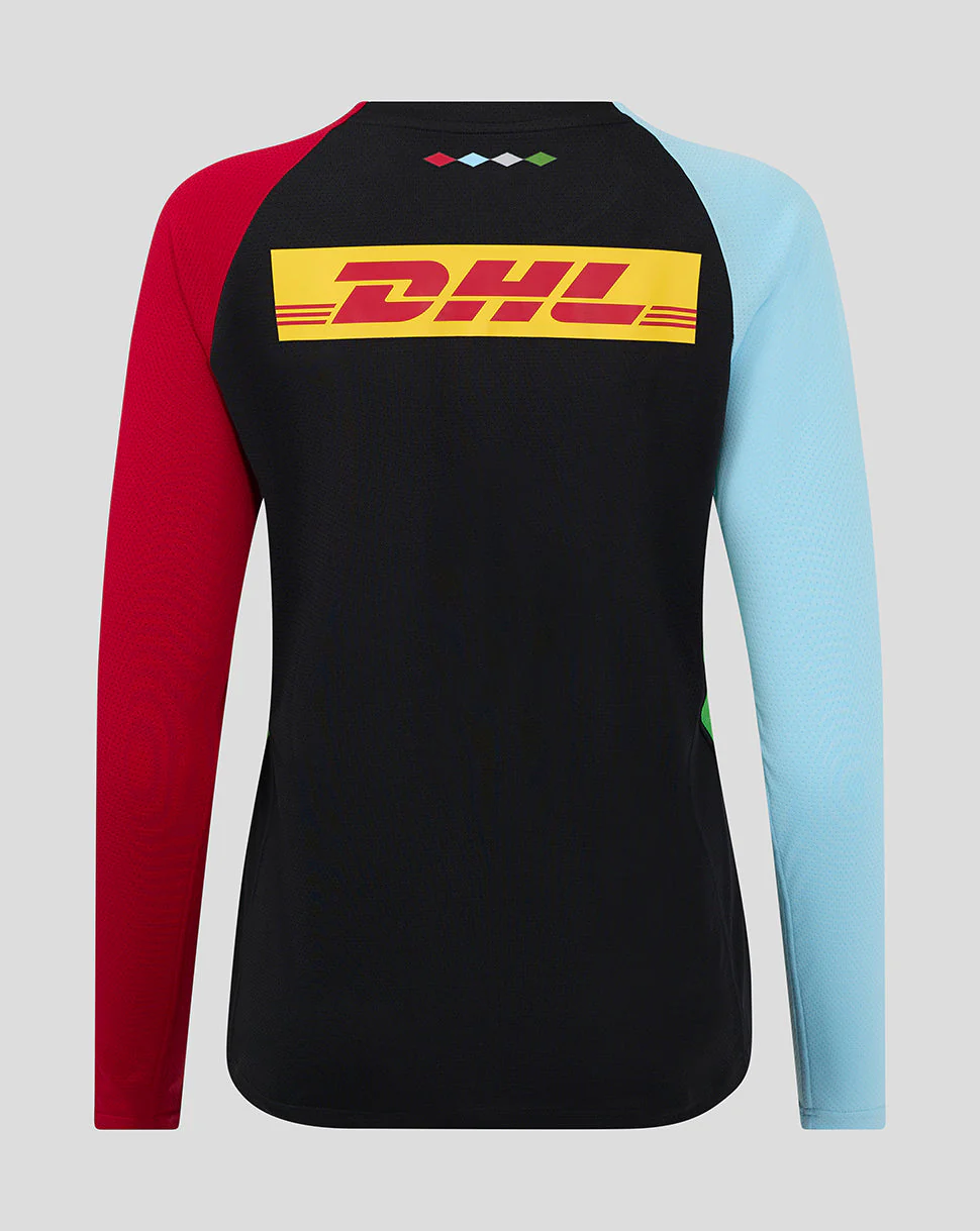 Harlequins Women's 24/25 Long Sleeve Training Tee - Black