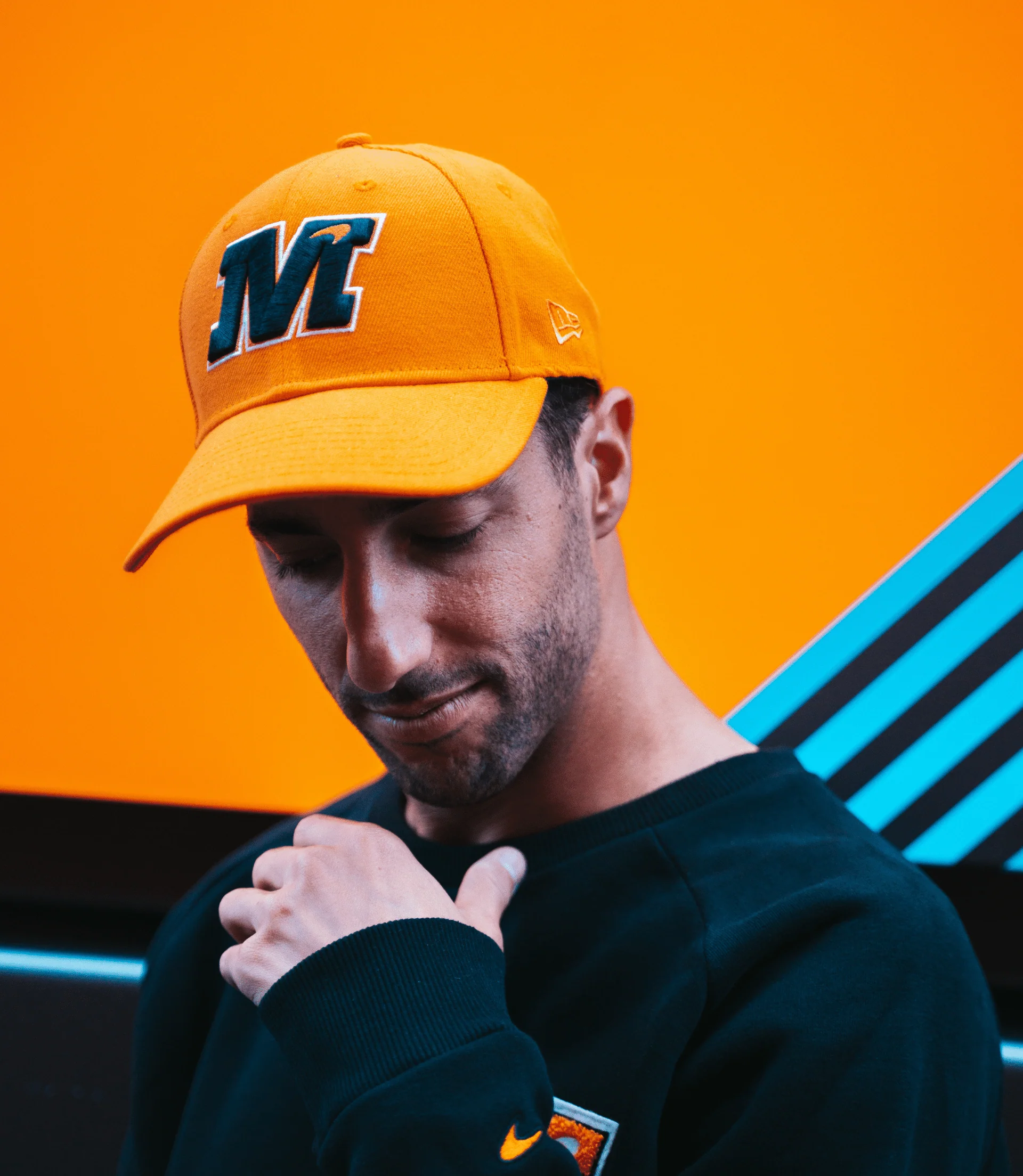 Papaya Mclaren Usa Varsity M Logo 9Forty Cap - New Era