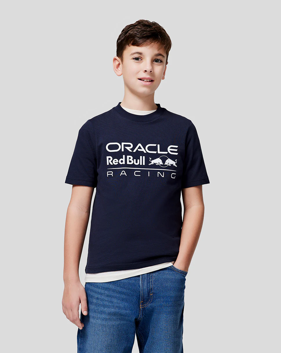 Oracle Red Bull Racing Junior Large Front Logo T-Shirt - Night Sky