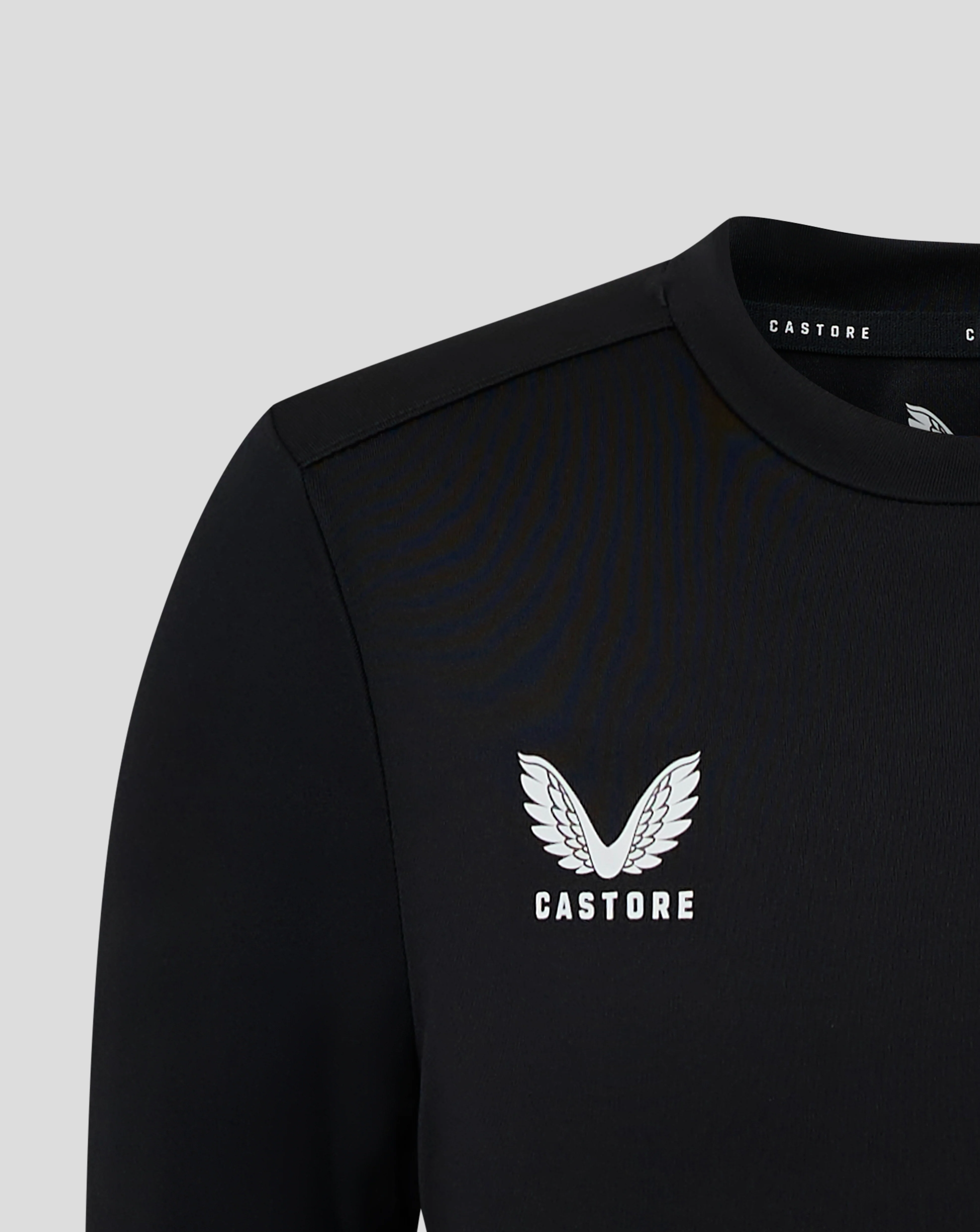 Junior Long Sleeve Performance Tee - Caviar