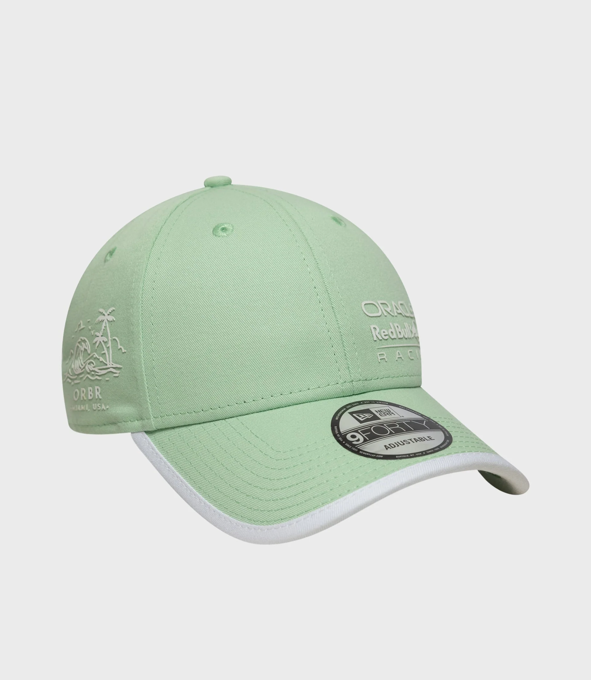 New Era x Oracle Red Bull Racing Miami 9Forty Cap - Pastel Green