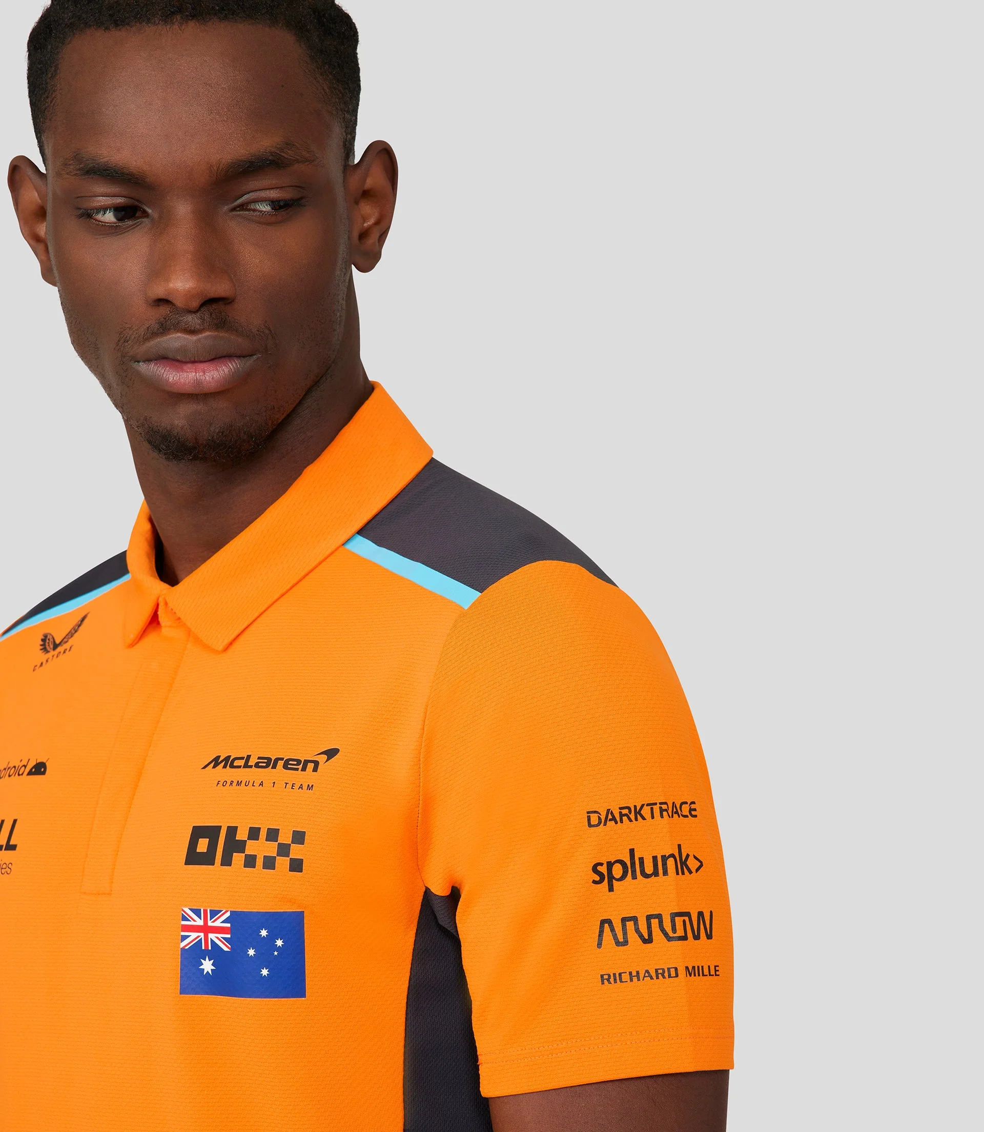 McLAREN MEN'S POLO SHIRT PIASTRI - AUTUMN GLORY