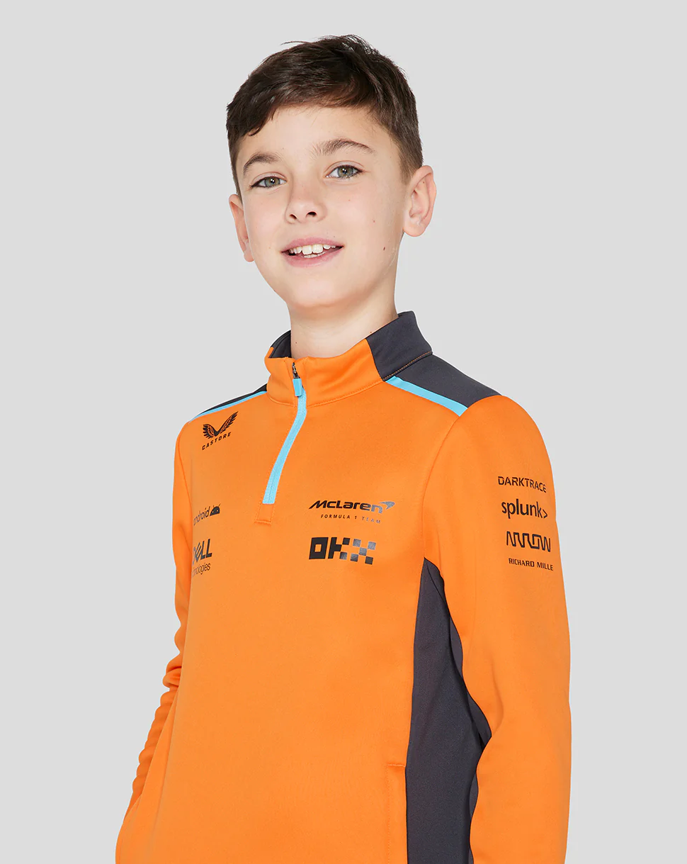 Junior McLaren 1/4 Zip Top - Autumn Glory